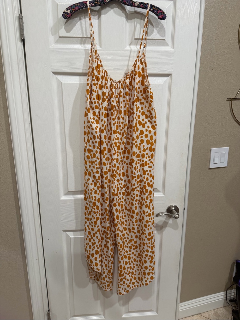 XIX palms animal print jumpsuit M